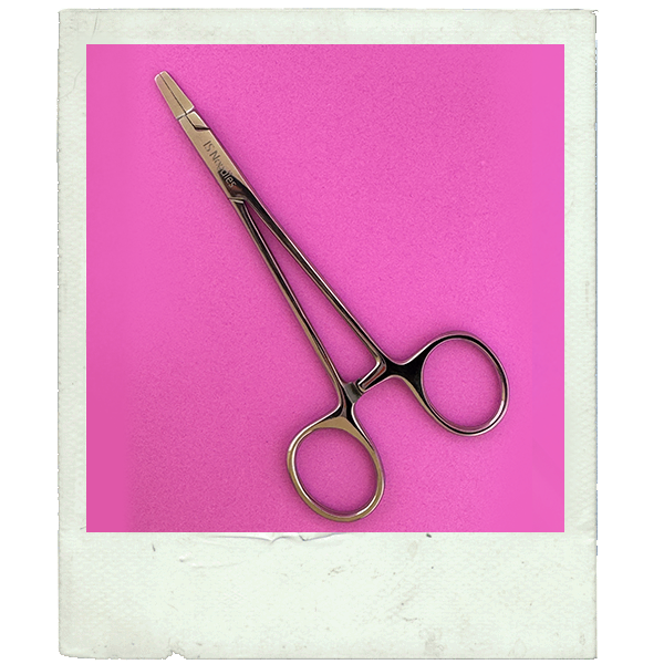 5.5" DERMAL FLAT HEAD FORCEPS - Image 4