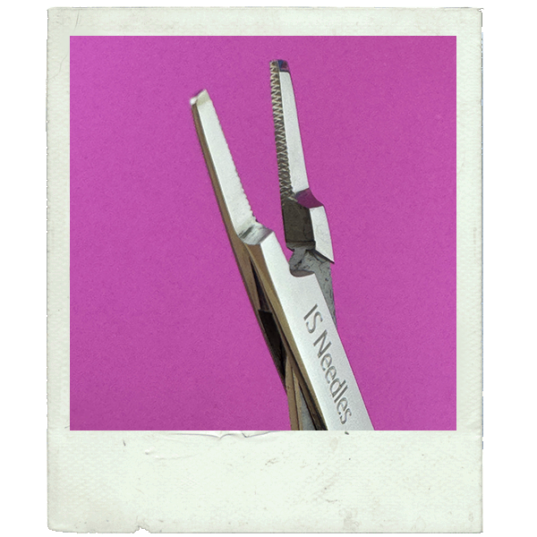 5.5" DERMAL FLAT HEAD FORCEPS - Image 3
