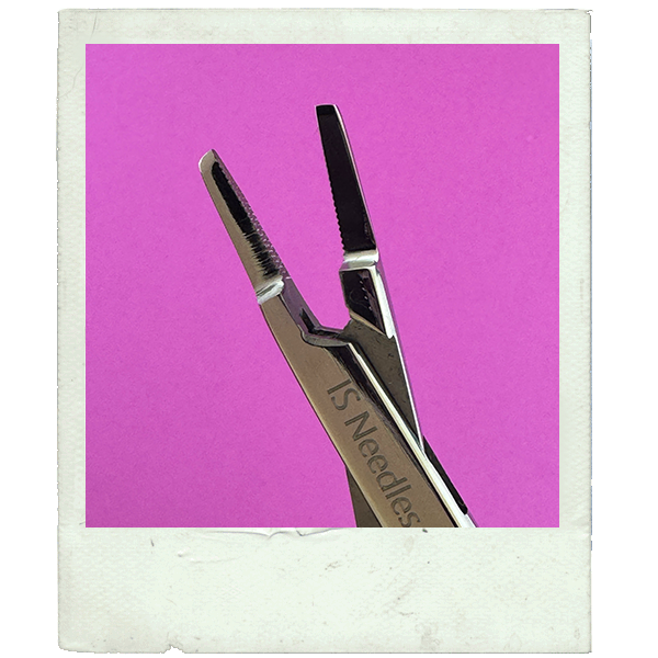 5.5" DERMAL FLAT HEAD FORCEPS - Image 2